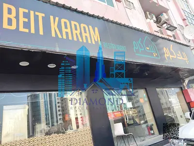 Restaurant for rent with all equipment, directly on the main street, Al Ittihad Street, directly op