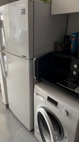 Samsung 2-door Refrigerator + Bosh Washing Machine + Microwave