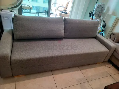 IKEA GRÄLVIKEN 3-Seat Sofa Bed Grey
