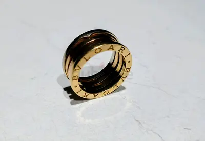 BVLGARI 3 BAND RING 18K