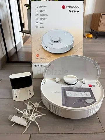 Roborock Q7 Max Robot Vacuum with Dock and Extras - Good Condition