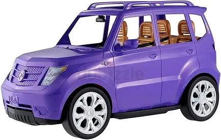 Purple car Barbie