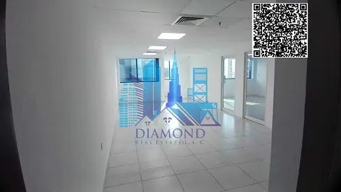 An investment opportunity: a leased office with an 11% annual return is for sale in Falcon Towers (Business Tower B1), Ajman.