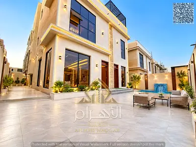 بمقدم يبدأ من 5% وقسط شهري يبدأ من 5000 درهم| تملك فيلا فاخرة بمسبح بالحليو 2 عجمان | 5 غرف ماستر G+2 | بسعر استثنائي شامل التسجيل