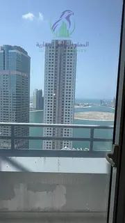 Three Bedroom Apartment for Annual Rent in Al Taawun Sharjah with Sea View Master Maid Room Four Bat