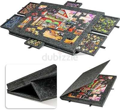 3354 - SLEEPHEAD® Tilting Puzzle Board with 2-in-1 Designed Stand & Cover, Super Lightweight Felt