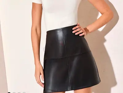 Kookai Faux Leather Skirt