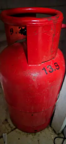 Gas cylinder red