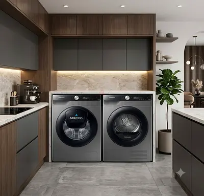 Samsung 9kg Washer & 9kg Dryer Set – Wi-Fi Connected | Excellent Condition | Premium Quality