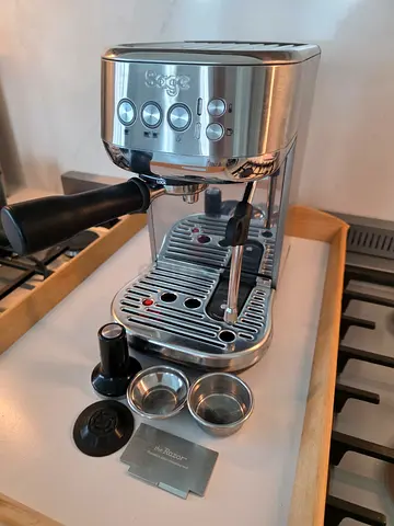 Sage espresso machine (semi-automatic) with accessories - good condition
