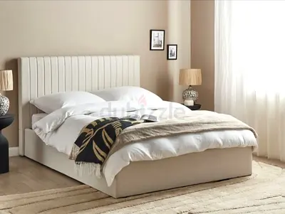 New king size bed storage bed including mattress good Quality king bed