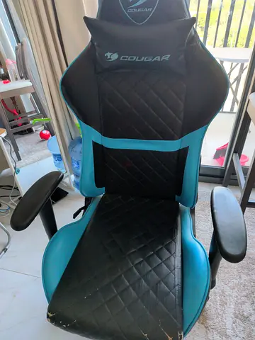 Cougar Gaming Chair — Blue/Black, Good Used Condition
