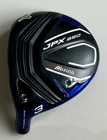left hand Mizuno JPX850 3 wood, stiff shaft