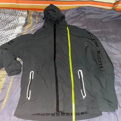 Jacket for rain/wind breaker jacket