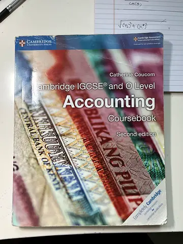 Igcse accounting textbook cambridge