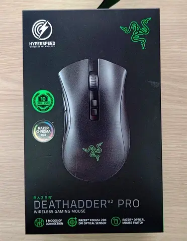 Razer DeathAdder V2 Pro Wireless Gaming Mouse - Excellent Condition