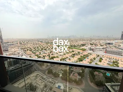 غرفة نوم واحدة مطلة على أفق سكاي لاين | شقة مفروشة | شرفة | برج سيسليا JVT