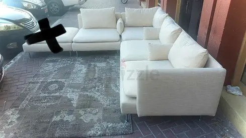 Brand new condition IKEA soderhamn corner l shape sofa beige