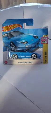 Hot Wheels 1:64 Die-Cast Blue '96 Nissan 180SX Type X - New in Package