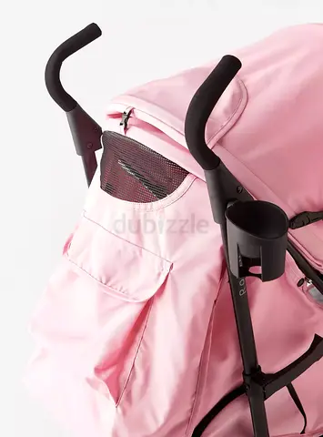 Lightweight Pink Baby Stroller with Cup Holder (Good Condition)