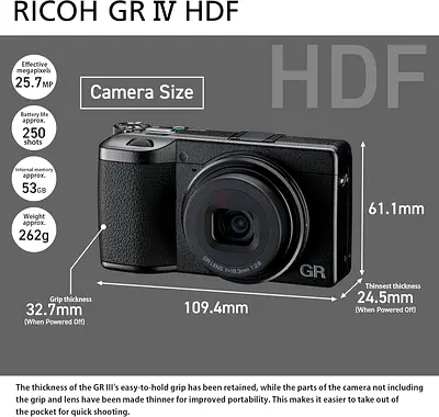 RICOH GR IV HDF