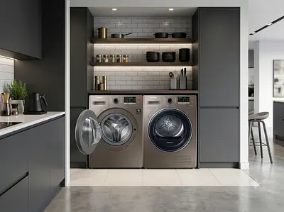 Samsung Washer & Dryer Set – 9kg + 9kg | Separate Units | Premium Quality