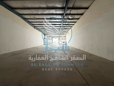 مستودع للإيجار في المنطقة الصناعية 18، الشارقة. المساحة الإجمالية: 3,500 قدم مربع. الاستخدام: للتخزين فقط.