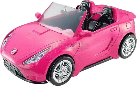 Pink car Barbie