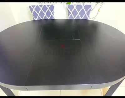 wooden dining table - seats 4