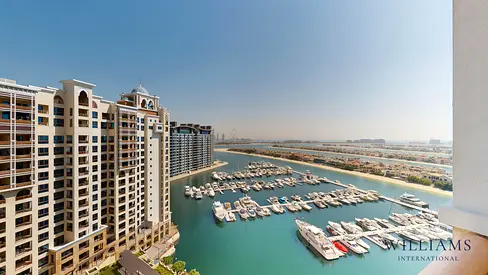 TURN KEY | VACANT | FULL SEA & PALM VIEWS