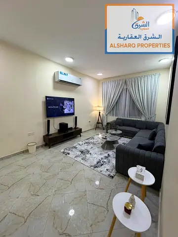 One bedroom and living room apartment for rent annually in Al Jurf 2, including all bills (electricity, water, and internet) in one payment, close to
