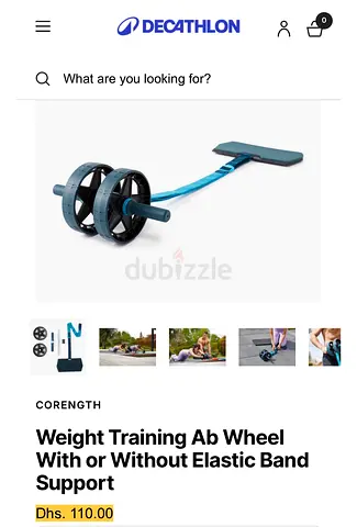 Ab Wheel Roller with Elastic Band Support - Gym Core Trainer