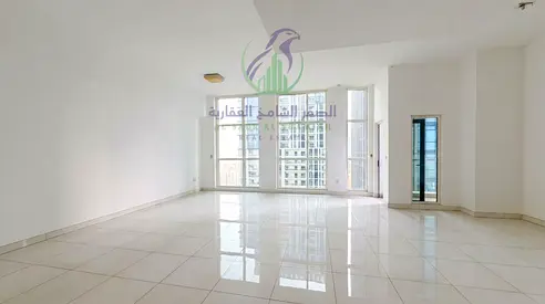 Three Bedroom Apartment for Annual Rent in Al Nahda Sharjah with Panoramic View Large Balcony Maid Room Two Parking Spaces Pool Gym