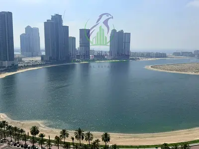 Spacious Three BHK in Al Taawun with sea view balcony free AC master maid’s room built in wardrobes