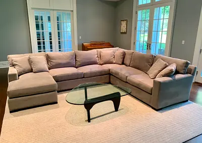 Crate&barrel Axis U Shape sofa