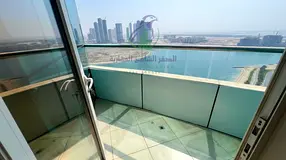 2BHK Luxury Apartment for Rent on Al Khan Corniche with 2 Master Rooms Sea View 2 Balconies Maid Mas