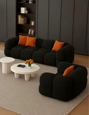 Modern Bubble Sofa and Armchair Set