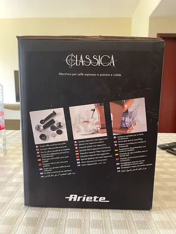 Ariete Classica Espresso Coffee Maker - Boxed