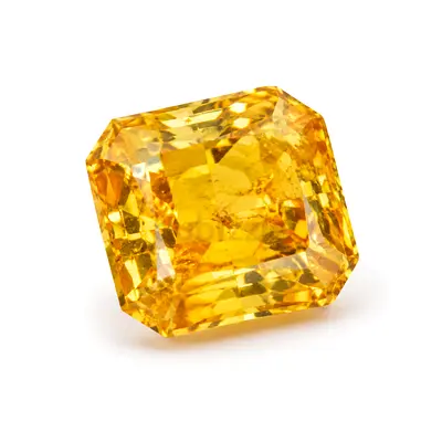 19.64ct Natural Ceylon Yellow Sapphire | Radiant Cut