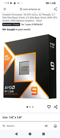 AMD Ryzen 9 9950X CPU - Sealed Retail Box
