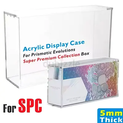 Acrylic Display Case for Pokemon Prismatic Evolutions SPC