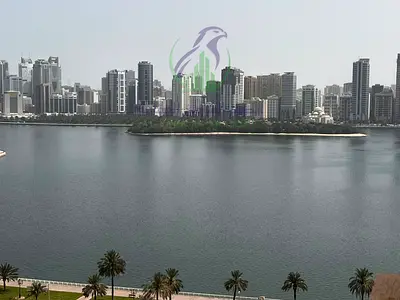 One Bedroom Apartment With Living Room For Annual Family Rent In Al Majaz 3 Second Occupant New Tower Side Sea View Balcony Modern Bathroom Free park