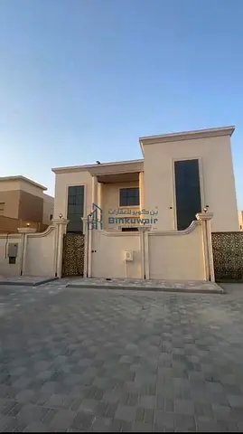 A fully furnished villa for rent in the Al Rahmaniya area of Sharjah, featuring a practical design, spacious interiors, privacy, and comfort.