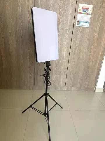 Photography LED Panel Light on Adjustable Tripod Stand - Good Condition