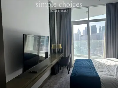 Modern Studio / Canal View/ Burj Khalifa view