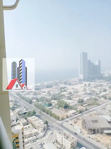 3 BHK Sea View For Rent In Ajman One Tower With Parking.