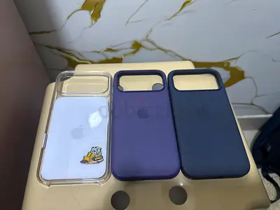 Three iPhone MagSafe Silicone and Clear Cases - Good Condition, all original for 17pro max