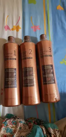 Set of 3 Professional Salon Hair Treatment Bottles (Sealed)