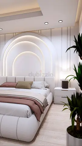 Brand new white colour 180*200 king size bubble Bed
