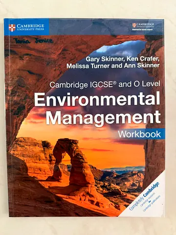 Cambridge IGCSE and O Level Environmental Management Workbook